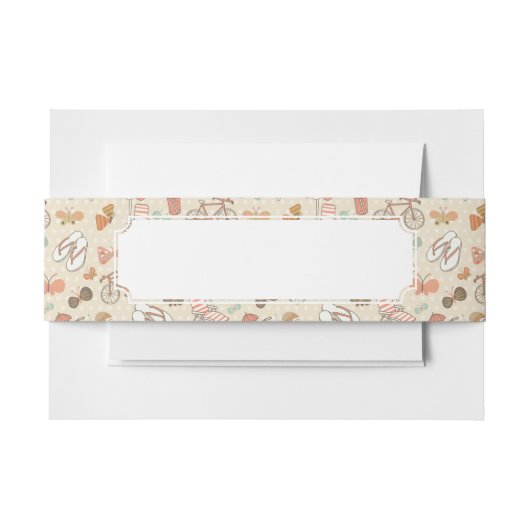 Sommer-Ferien-Muster Einladungsbanderole (Vorderseite Beispiel)