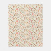 Sommer-Ferien-Muster Fleecedecke (Vorderseite)