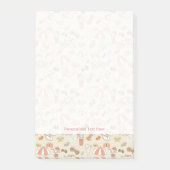 Sommer-Ferien-Muster Post-it Klebezettel (Vorderseite)