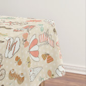 Sommer-Ferien-Muster Tischdecke (Beispiel)