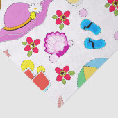 Sommer-Ferien Seidenpapier (Detail)