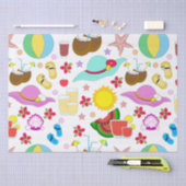 Sommer-Ferien Seidenpapier (Handwerk)