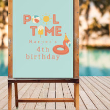 Sommer Flamingo Eis am Stiel Kinder Geburtstag Poo