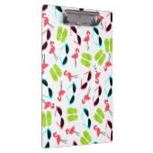 Sommer-Flamingo-Muster-Klemmbrett Klemmbrett (Rechts)