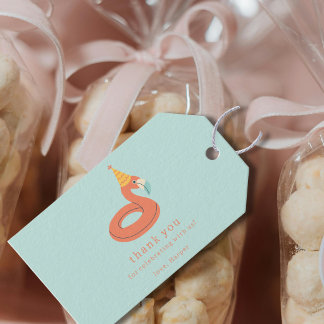 Sommer Flamingo Schwimmhilfe Kinder Geburtstag Poo Geschenkanhänger