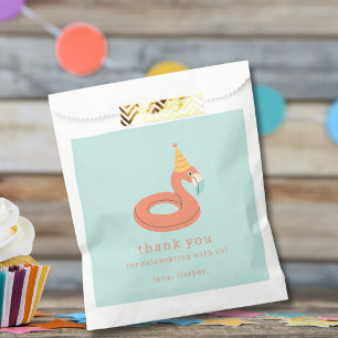 Sommer Flamingo Schwimmhilfe Kinder Geburtstag Poo Geschenktütchen