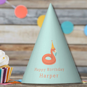 Sommer Flamingo Schwimmhilfe Kinder Geburtstag Poo Partyhütchen