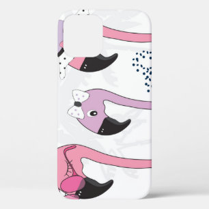 Sommer Flamingo: Strand Vintage Illustration. Case-Mate iPhone Hülle