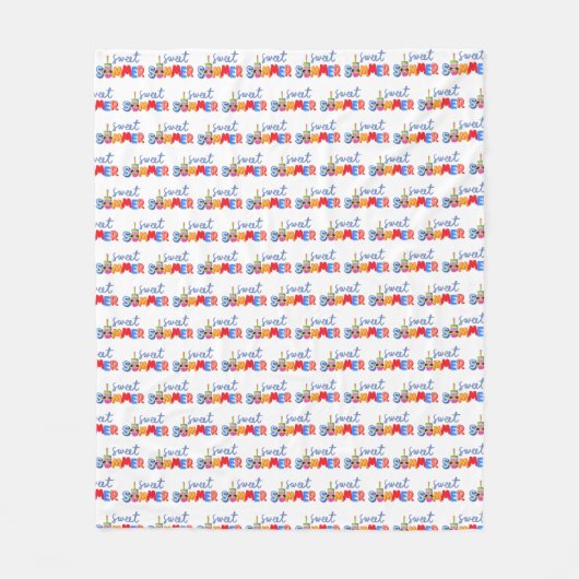 Sommer Fleecedecke (Vorderseite)