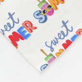 Sommer Fleecedecke (Ecke)