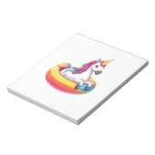 Sommer Float Einhorn (1) Notizblock (Rotiert)