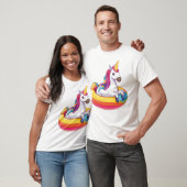 Sommer Float Einhorn (1) T-Shirt (Unisex)