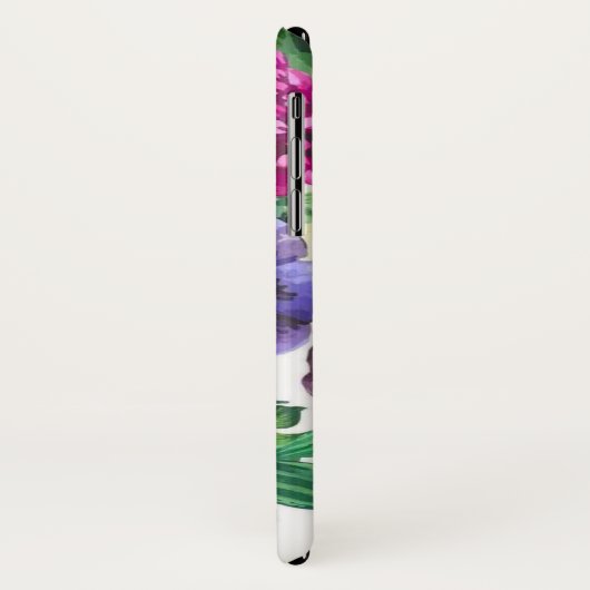 Sommer Floral iPhone X Fall Case-Mate iPhone Hülle (Hinten/Links)