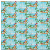 Sommer Florida Seaplane Tropical Beach Küste Stoff (Muster)