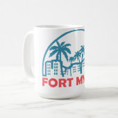 Sommer Fort Myers- Florida Kaffeetasse (Vorderseite Links)