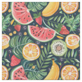 Sommer-Frucht-Muster Stoff (Nahaufnahme)