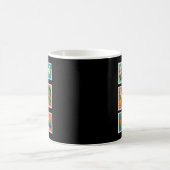 Sommer-Frucht-Stempel Vintage-Frucht-Poststempel Kaffeetasse (Mittel)