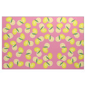 Sommer-fruchtige gelbe Zitronen auf Rosa Stoff (Fat Quarter (45,7 x 55,9 cm))