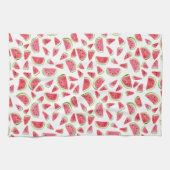 Sommer Fruchtsommer Wassermelonen Wasserfarben Geschirrtuch (Horizontal)