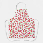 Sommer Fruchtsommer Wassermelonen Wasserfarben Schürze (Vorderseite)