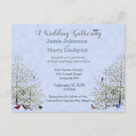 Sommer/Frühjahr Hochzeit-Natur-Thema: Einladung