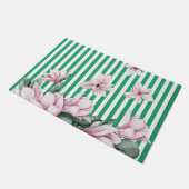Sommer, Frühling, Magnolienprint Fußmatte (Schrägansicht)