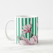 Sommer, Frühling, Magnolienprint Kaffeetasse (Links)