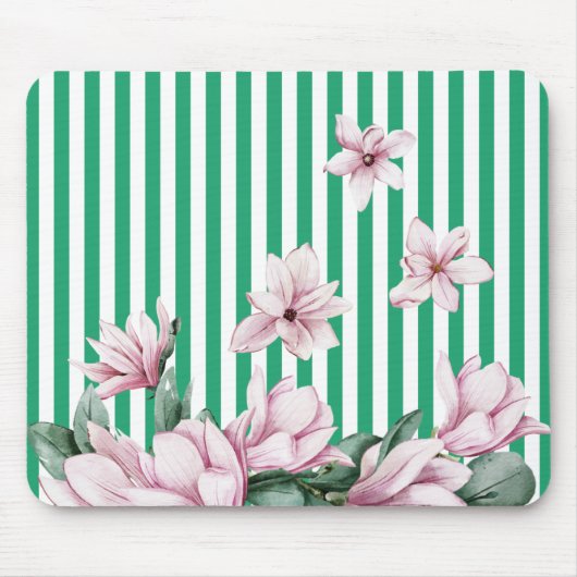 Sommer, Frühling, Magnolienprint Mousepad (Vorne)