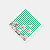 Sommer, Frühling, Magnolienprint Serviette (Ecke)