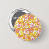 Sommer Gänseblümchen Knopf Button (Vorne & Hinten)