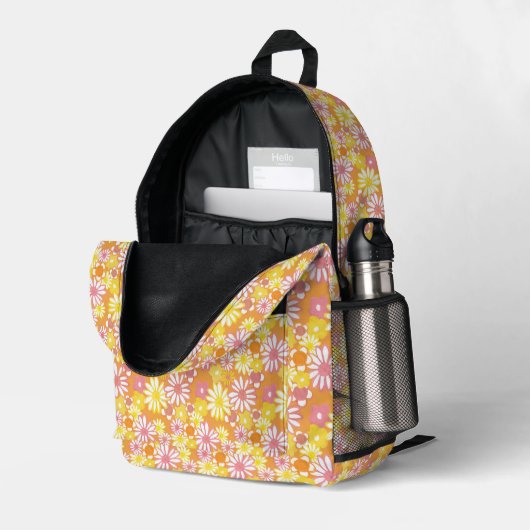 Sommer Gänseblümchen Rucksack #3 (Rückseitige Ecke links (Offen) )