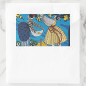 SOMMER GARDEN RECHTECKIGER AUFKLEBER (Tasche)