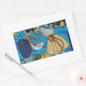 SOMMER GARDEN RECHTECKIGER AUFKLEBER (Umschlag)