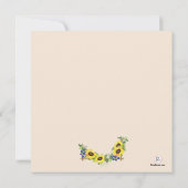 Sommer-Garten-Einladung Einladung (Rückseite)