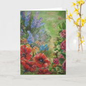 Sommer-Garten-Raum-innere Anmerkungs-Karte Karte (Gelbe Blume)