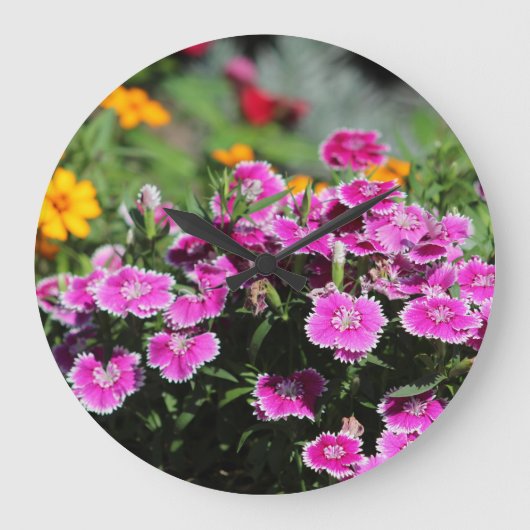 Sommer-Gartenuhr Große Wanduhr (Vorderseite)