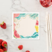 Sommer-Geburtstags-Party-Serviette Serviette (Beispiel)