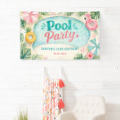Sommer Geburtstagsfeier am Pool Banner (Insitu)