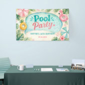 Sommer Geburtstagsfeier am Pool Banner (Messeveranstaltung)