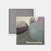Sommer-Gefühle Magnet (Vorderseite/Rückseite)
