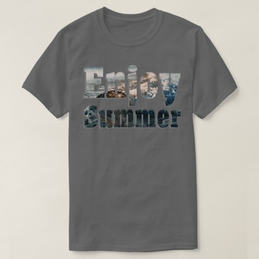Sommer genießen T-Shirt (Design vorne)