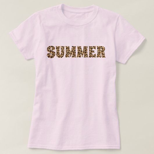 Sommer-Gepard-Druck T-Shirt (Design vorne)