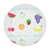 Sommer-Gerüche Schneidebrett (Vorderseite)