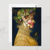Sommer | Giuseppe Arcimboldo | Postkarte (Vorne/Hinten)