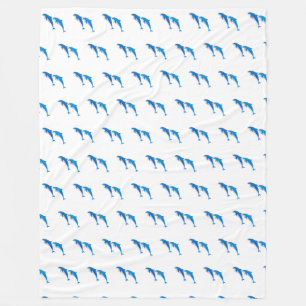 SOMMER, GLAUBWÜRDIGE DOLPHINE FLEECEDECKE