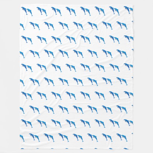 SOMMER, GLAUBWÜRDIGE DOLPHINE FLEECEDECKE (Vorderseite)