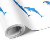 SOMMER, GLAUBWÜRDIGE DOLPHINE GESCHENKPAPIER (Rolleneckpunkt)