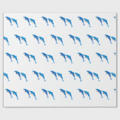SOMMER, GLAUBWÜRDIGE DOLPHINE GESCHENKPAPIER (Flach)