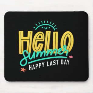 Sommer Glücklicher Letzter Schultag Lehrer Schüler Mousepad