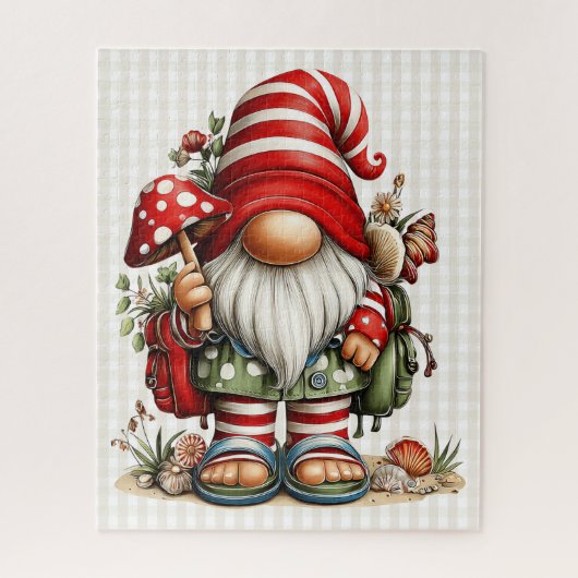 Sommer-Gnom-Rätsel Puzzle (Vertikal)